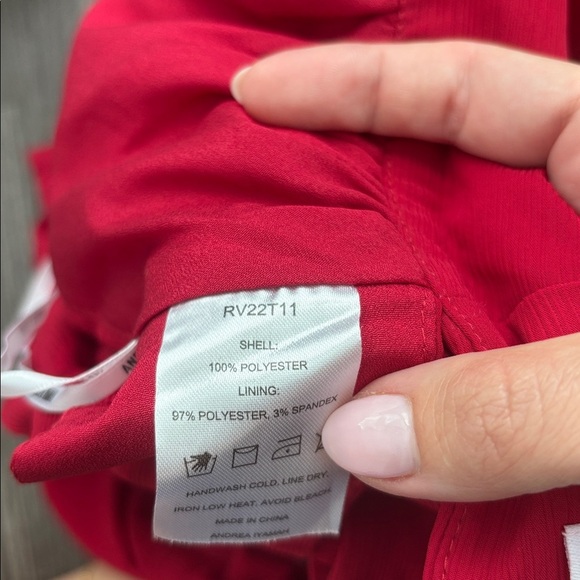 Andrea Iyamah x REVOLVE Aki Crop Top in Coral - Picture 4 of 4